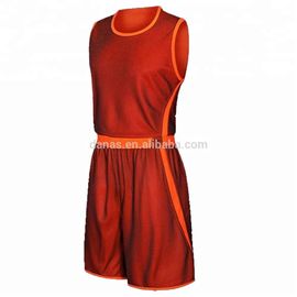 2019 New Design Reversible Mesh Cool Orange Basketball Jersey