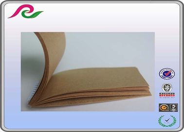 Sticky notes pattern yellow kraft paper spiral bound notebooks , A5 size