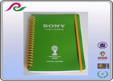 coated paper cover A5 / A3 / A4 Spiral bound Daily writing notebooks , 80 gsm