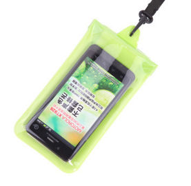 Soft PVC underwater waterproof pouches , plastic waterproof phone pouch