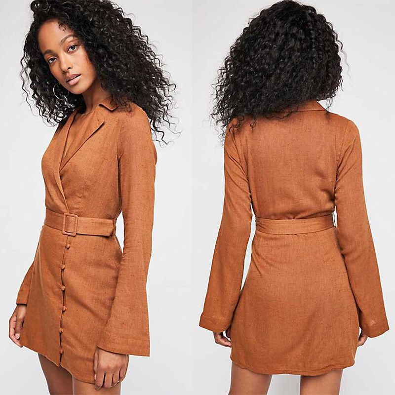 Woman Clothing Coat Mini Dress Women